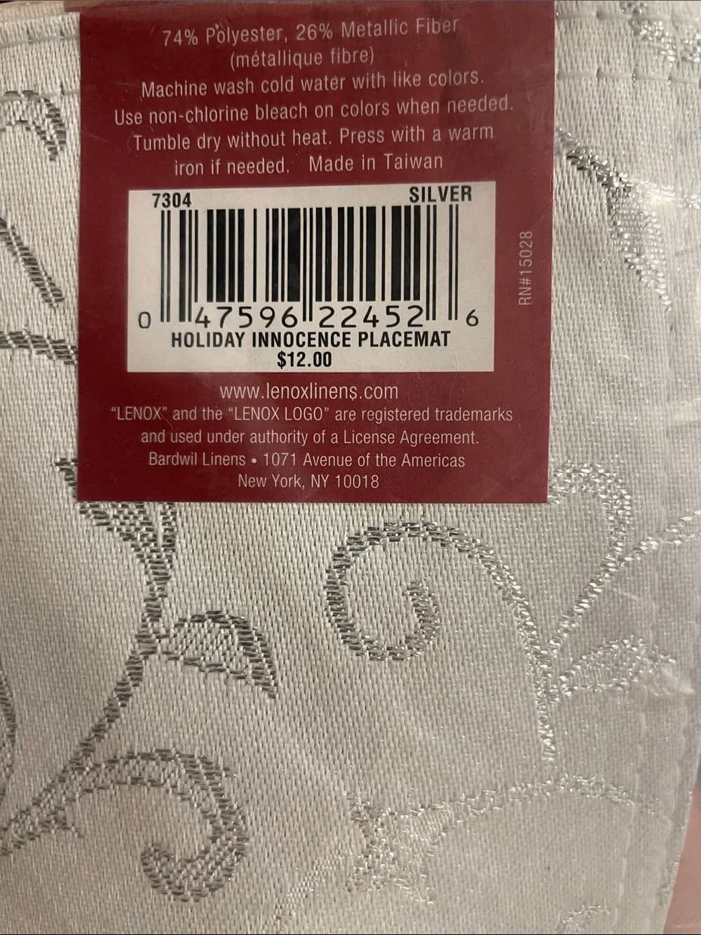 Lenox silver holiday